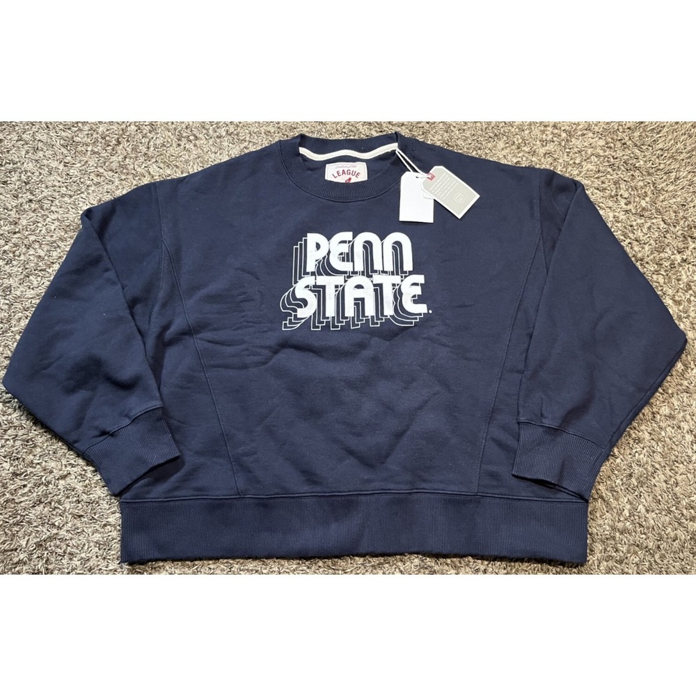 NEW League 91 Penn State Nittany Lions Women's Heavy Crewneck Sweater (XL)